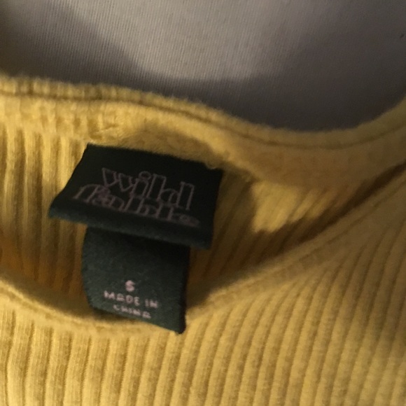 Yellow crop top - Picture 2 of 2